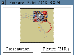 Personal Paint 7 CD-ROM Window